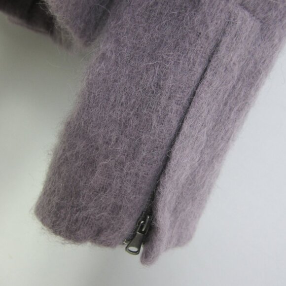 Talbots Women 8  Lavender Purple Alpaca Mohair Wool Two Piece Skirt Blazer Suit - Picture 11 of 14